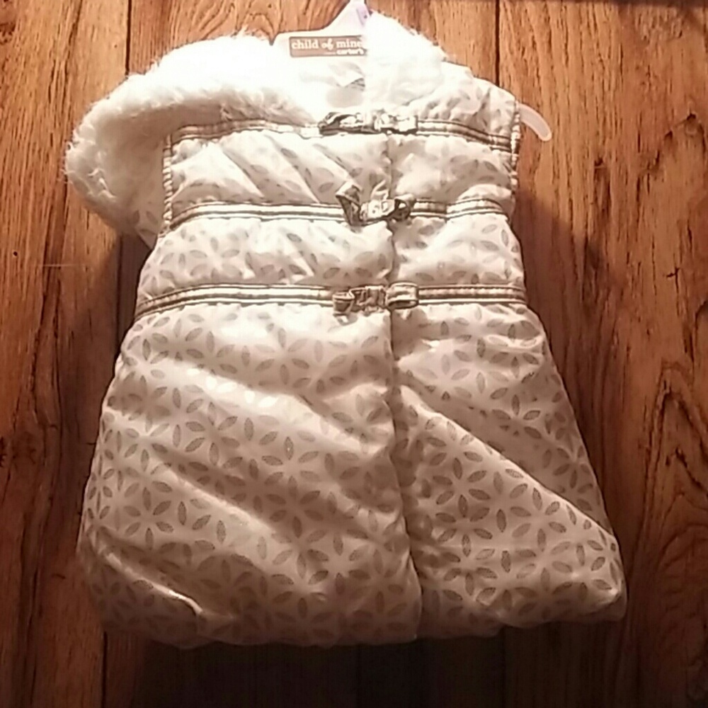 3t girls winter vest